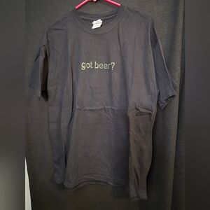 Custom Got Beer? T-Shirt with Rhinestones